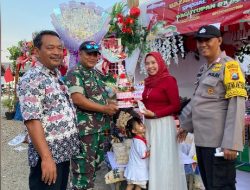 Tiga Pilar Berikan Rasa Aman dan Nyaman, Giat Jalan Santai Di Desa Kolong, Peringatan HUT Kemerdekaan RI Ke 79