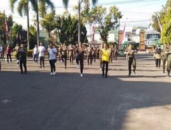 Tingkatkan Sinergitas, Kodim 0808/Blitar dan Kejari gelar Kegiatan Olahraga Bersama