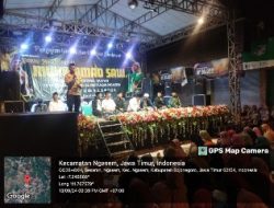Kapolsek Ngasem IPTU Mujianto S.H., Berikan Himbauan Kamtibmas, Saat Hadiri Acara Sholawatan