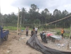 Polisi Gerebek Arena Judi Sabung Ayam di Desa Tanoyan Utara, Kecamatan Lolayan, Kabupaten Bolaang Mongondow, Sulawesi Utara