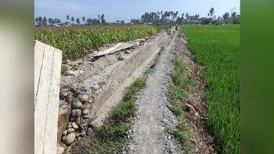 Pembangunan Drainase Gedung Sako 2 Selesai,Berikut Keterangan Pekerja