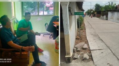 Miris! Proyek infrastruktur jalan Desa Sidodadi, Kec. Tama, Sidoarjo terkesan asal-asalan.