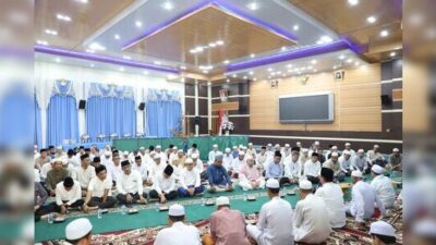 Pemkab Tanjung Jabung Barat gelar Tausiah Ramadan 1446 H di Rumah Dinas Bupati