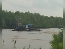 Tambang inkonvensional (TI) Rajuk Tower di Belakang Wisma Teluk Bayur Kota Pangkalpinang Tak Tersentuh Hukum