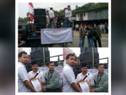 LSM Gmicak Kepulauan Nias Gelar Aksi Unjuk Rasa di Depan Kantor Pertamina Gunungsitoli, Soroti Maraknya Mafia Migas