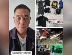 Satu Pelaku Curanmor yang Terekam CCTV dan Viral di Medsos, di Amankan Tim Jatanras Polda Jatim.