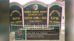 Kades Parengan, Kecamatan Jetis Kebingungan menunjukkan Lokasi Proyek Jalan Usaha Tani (JUT) dugaan Fiktif