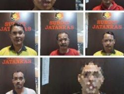 Wajah 7 Preman Lakukan Pungli yang diamankan Polda Banten