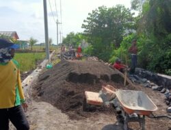 Proyek TPT Bersumber dari Dana APBdes/ DD bernilai Ratusan Juta jadi Perbincangan Warga Kepuhanyar