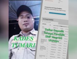 Kades Tumari Diduga Rangkap Jabatan sebagai Guru Honorer, Sorotan Tajam Mengarah ke Faahakhododo Nduru