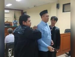 Heri Achmadi Kepala Desa (Kades) Trosobo Nonaktif, Kecamatan Taman didakwa Kasus Pungli PTSL