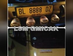LSM Gmicak Minta Mabes Polri – Mabes TNI Sikapi Truck Cool Diesel Nopol BL. 8888.DZ Muatan Minyak Mentah Ilegal di Aceh diduga di Kawal Oknum TNI