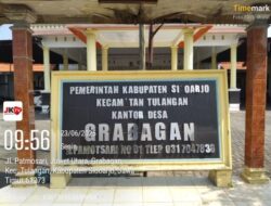 LSM Gmicak Minta Polres Sidoarjo Serius, Terhadap Kasus Praktik jual beli jabatan Kaur di Tulangan