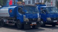Pelaku Kasus Penyalahgunaan BBM Solar dan Barang Bukti mobil truck minyak berkapasitas 8000 liter di Tangkap Polres Manado