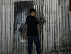 Gudang Dugaan Penimbunan BBM Solar di Jalan Veteran Pasar IX, Desa Manunggal, Labuhan Deli di sidak Polisi