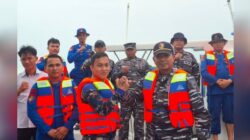 13 Ponton Tambang Timah ilegal di Perairan teluk Inggris Akhirnya di Amankan Tim Gabungan Polairud Bangka Barat dan TNI AL Mentok.