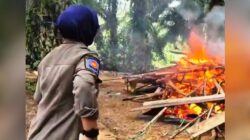 Perjudian Sabung Ayam di Buluminung, Kecamatan Penajam di Obrak Abrik Petugas Gabungan
