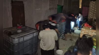 Penimbunan BBM Solar Subsidi di Bonto Ramba, Desa Bonto Matene, Kecamatan Mandai Maros dibongkar Polisi