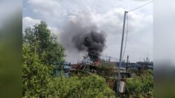 Insiden Kapal Nelayan Terbakar di Juwana Pati