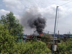 Insiden Kapal Nelayan Terbakar di Juwana Pati