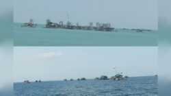 Skandal Pertambangan ilegal jenis Rajuk Tawer di Perairan Jungku Desa Air putih, Mentok