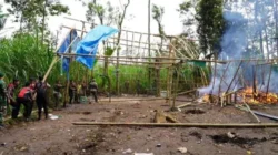 Markas Sabung Ayam di Malang di Bakar Petugas Gabungan TNI – Polri