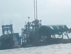 Perairan Laut Belembang, Semulut, dan Penganak, Kecamatan Parit Tiga di Obrak-abrik Penambang Timah Ilegal