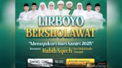 Lirboyo Bershalawat Polres Kediri Kota Terapkan Rekayasa Lalu Lintas