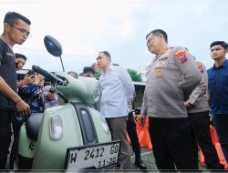 Sesi 1 Bazar Ranmor Polrestabes Surabaya, 52 Motor Hasil Ungkap Curanmor Telah Kembali ke Pemilik