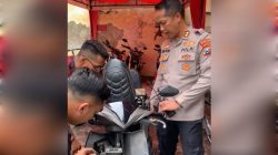 Polrestabes Surabaya Berbagi Alarm Motor Gratis Cegah Curanmor dari Hulu